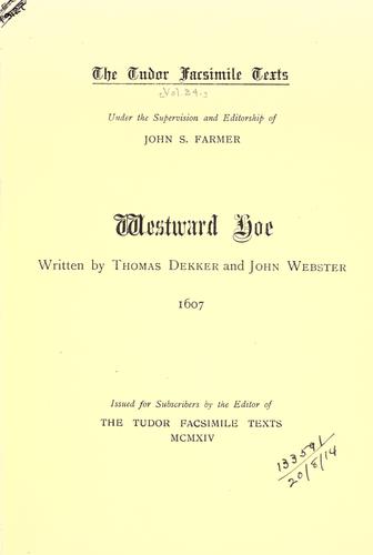 Cover of Westward hoe