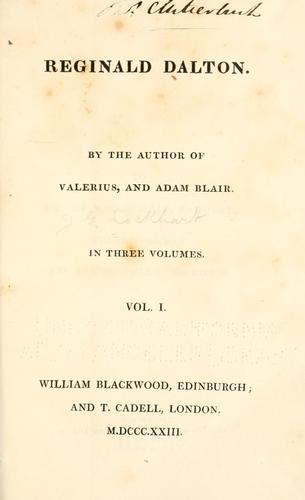 Cover of Reginald Dalton