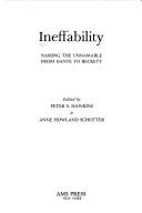 Cover of Ineffability, naming the unnamable