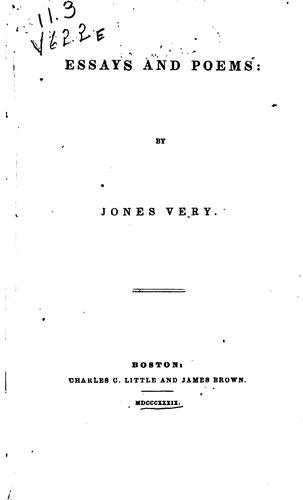 Cover of Essays and poems