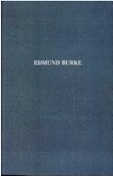 Cover of Edmund Burke