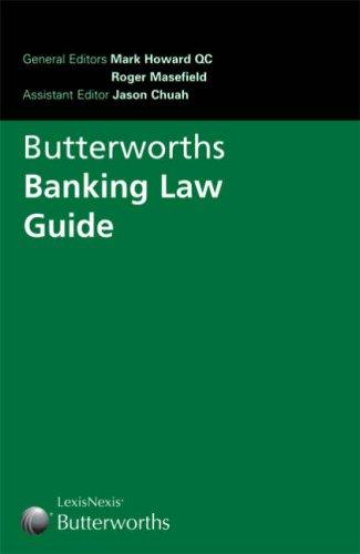 Cover of Butterworths banking law guide