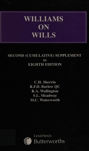 Cover of Williams on Wills
