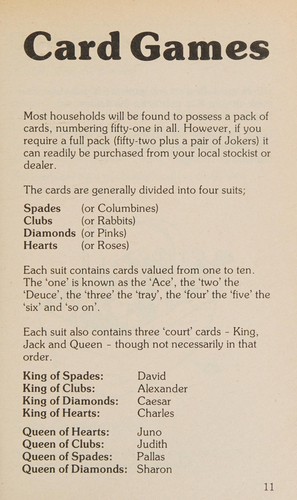Cover of Graeme Garden's compendium ofvery silly games