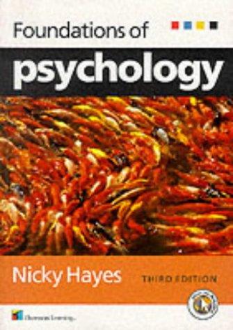 Cover of Foundations of psychology