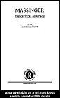 Cover of Massinger