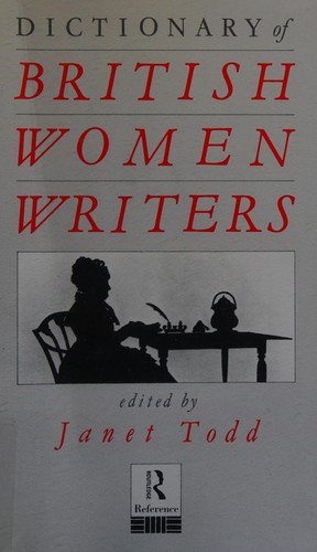 Cover of Dictionary of British Women Writers