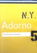 Cover of The culture industry