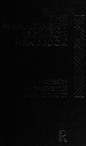 Cover of The Management research handbook