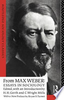 Cover of From Max Weber