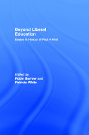 Cover of Beyond Liberal Education
