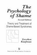 Cover of The psychology of shame