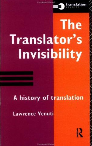 Cover of The translator's invisibility