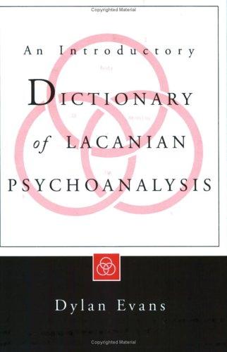 Cover of An introductory dictionary of Lacanian psychoanalysis