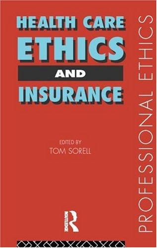 Cover of Health care, ethics and insurance