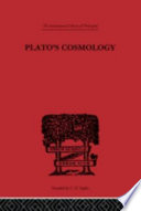 Cover of Plato's Cosmology