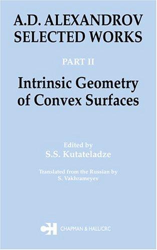 Cover of Intrinsic geometry of convex surfaces