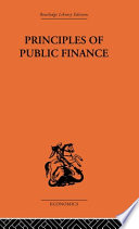 Cover of Principles of Public Finance