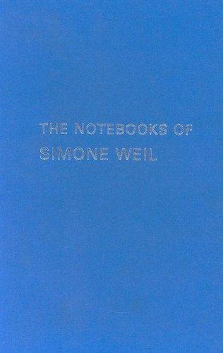 Cover of The notebooks of Simone Weil