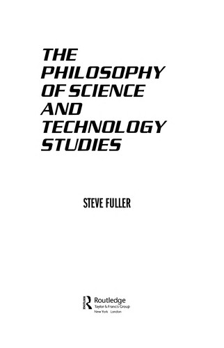 Cover of The philosophy of science and technology studies