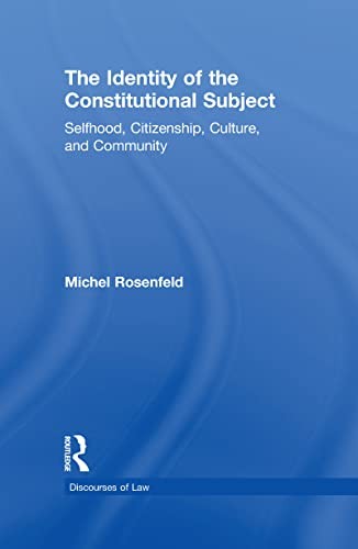 Cover of The identity of the constitutional subject