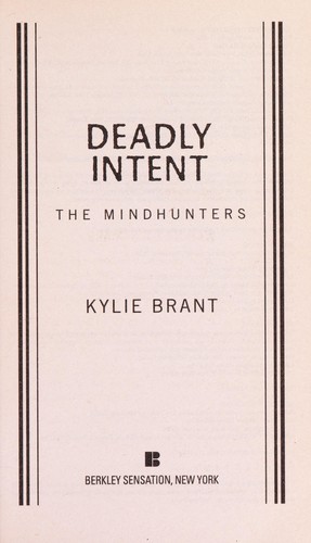 Cover of Deadly intent