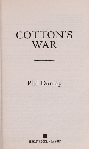 Cover of Cotton's war