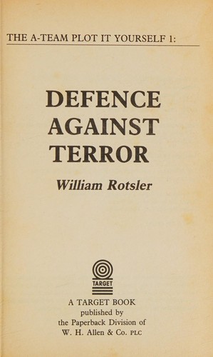 Cover of Defence against terror