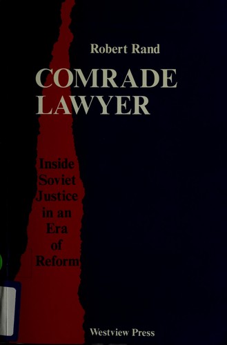 Cover of Comrade lawyer