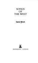 Cover of Songs of the west
