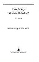 Cover of How Many Miles to Babylon?