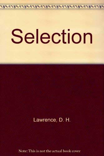 Cover of D. H. Lawrence: A selection;