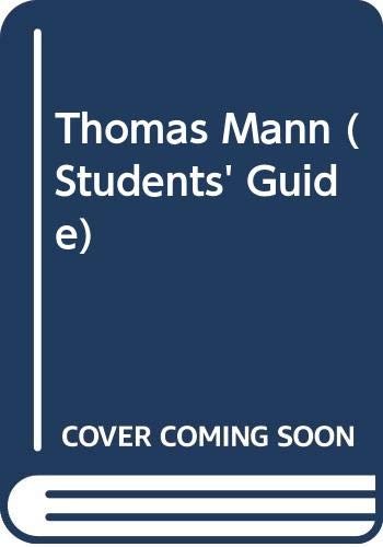 Cover of A student's guide to Thomas Mann