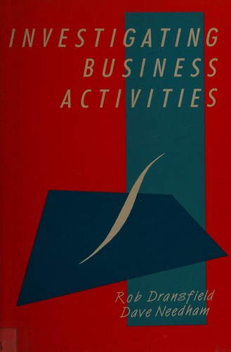 Cover of Investigating business activities