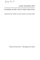 Cover of Hammer blows and other writings