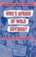 Cover of Whoʼs afraid of Wole Soyinka?