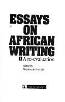Cover of Essays in African Writing, I
