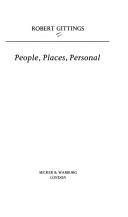Cover of People, places,personal