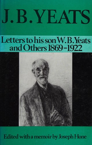 Cover of Letters to his son W.B. Yeats and others