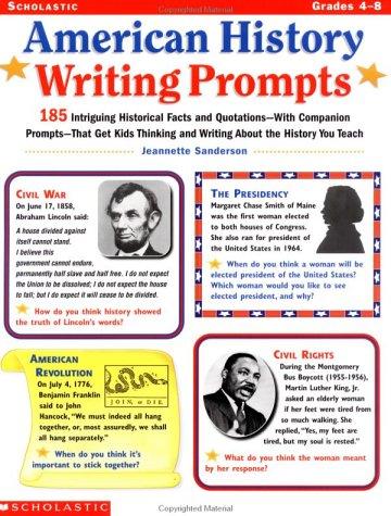 Cover of American history writing prompts