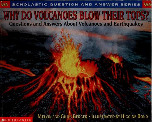 Cover of Why do volcanoes blow their tops?