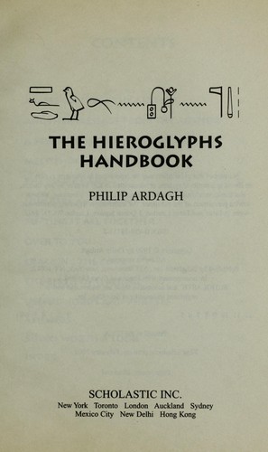 Cover of The Hieroglyphs Handbook: Teach Yourself Ancient Egyptian