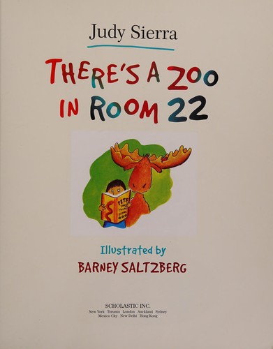 Cover of Theres a Zoo in Room 22 by Judy Sierra