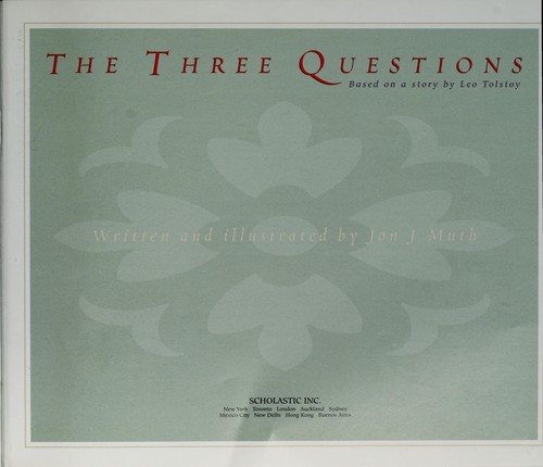 Cover of The Three Questions