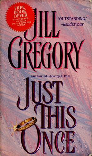 Cover of Just this once