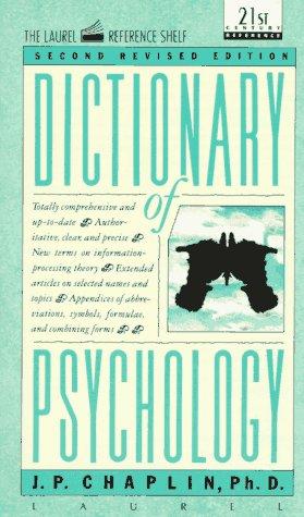 Cover of Dictionary of psychology