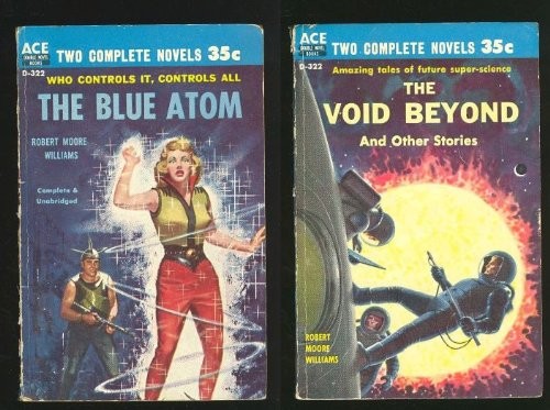 Cover of The Blue Atom / The Void Beyond (Ace Double, D-322)