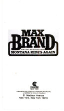 Cover of Montana Rides Again