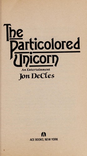 Cover of The Particolored Unicorn
