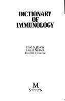 Cover of Dictionary of immunology